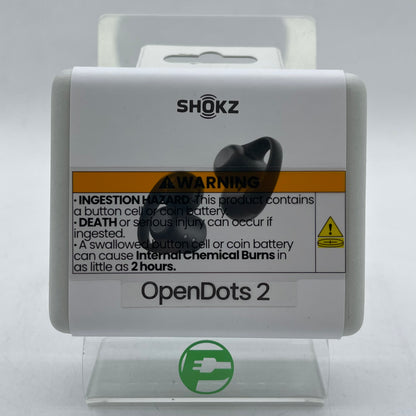New Shokz OpenDots 2 Open-Ear Clip-On Earbuds Black