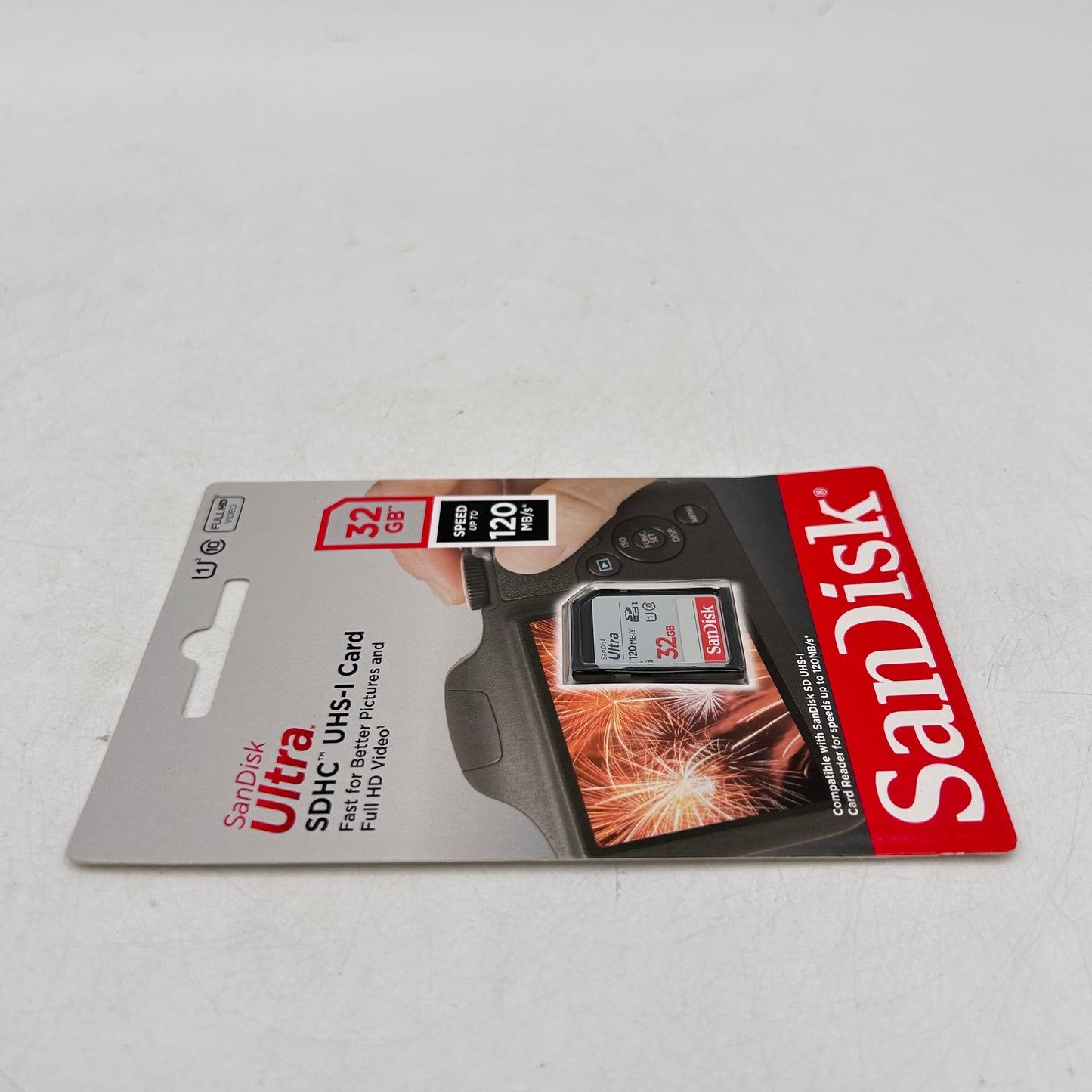 New SanDisk Ultra 32GB 120MB/s SDHC Card FHD SDSDUN4-032G-GN6IN