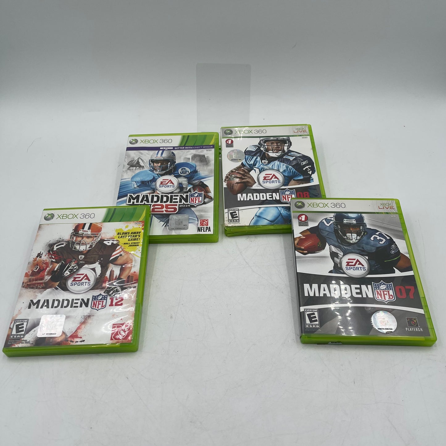 Madden Bundle  (Microsoft Xbox 360,  07, 08, 12, 25)  Multiple Games