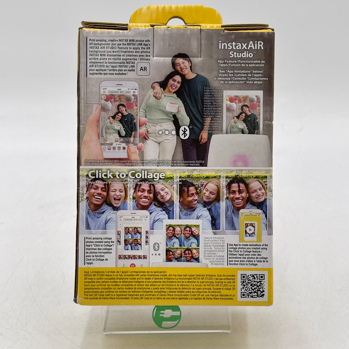 New FUJIFILM Instax mini Link 3 Smartphone Printer FUJINSLINK3WE-U Clay White