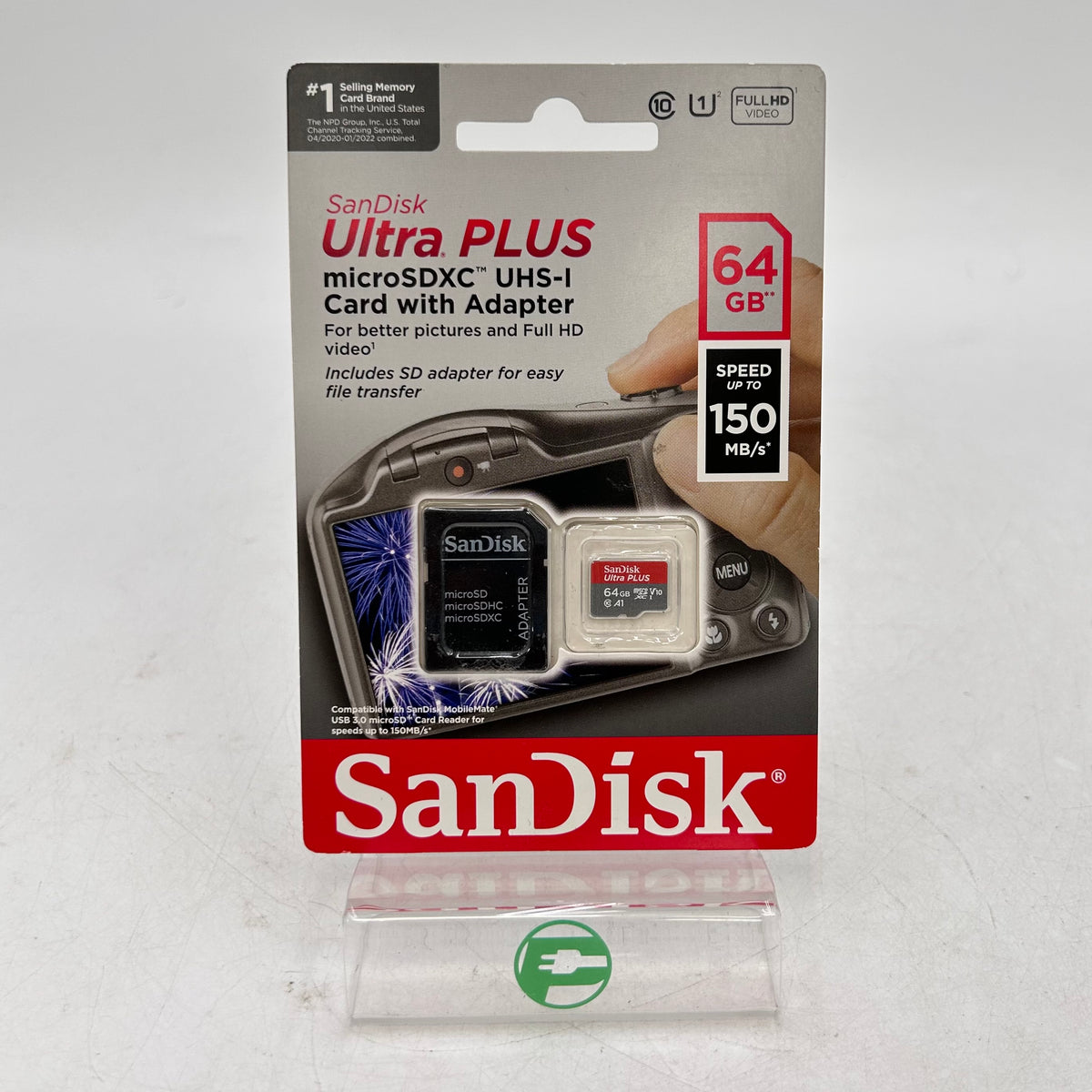 New SanDisk Ultra Plus 64GB 150MB/s UHS-I HD SDSQUBC-064G-AT6IA