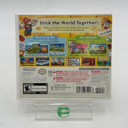 Paper Mario Sticker Star (Nintendo 3DS, 2012)
