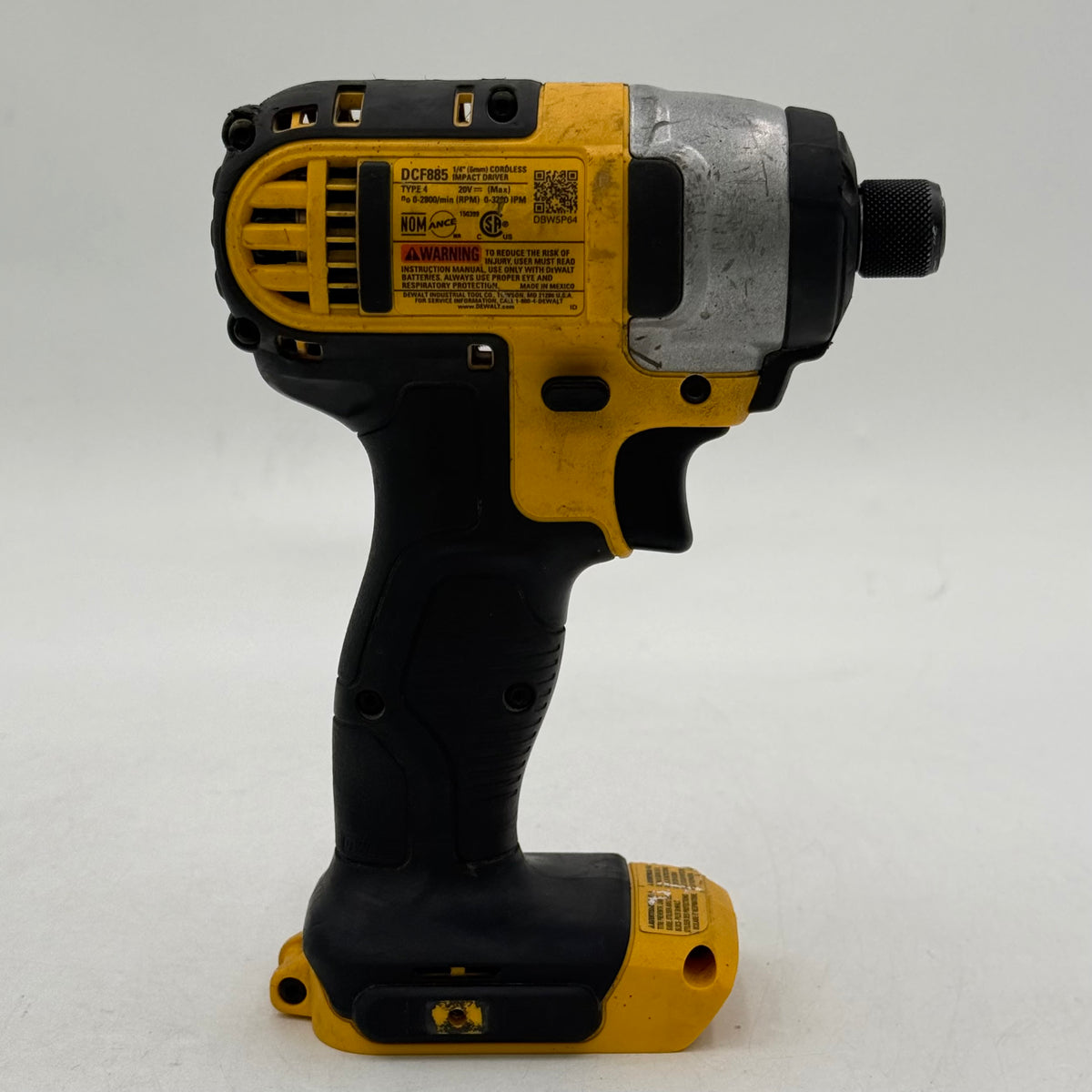 DeWalt DCF885 20V MAX 1/4" (6mm) Cordless Impact Driver