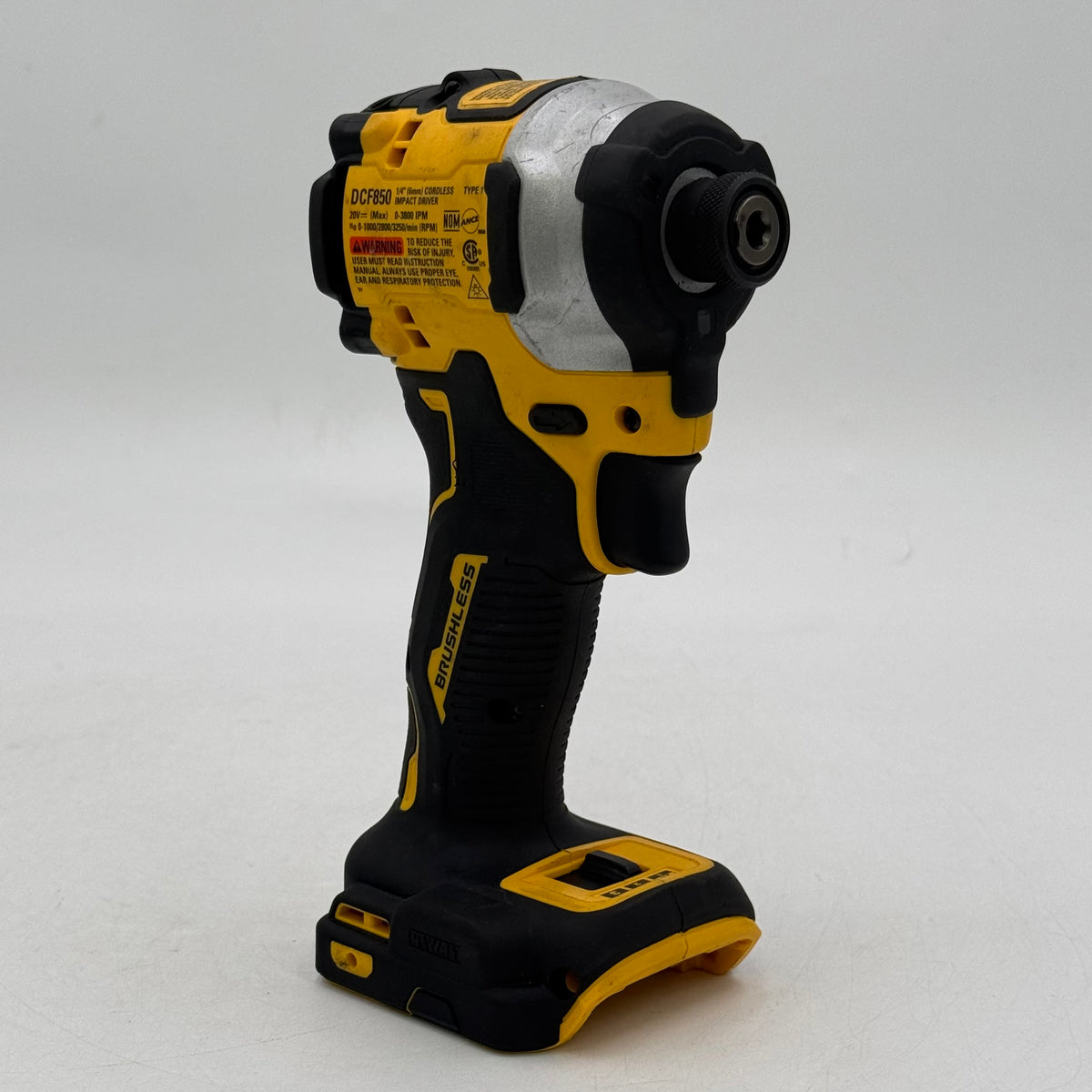 DeWalt DCF850 20V MAX 1/4" (6mm) Cordless Impact Driver