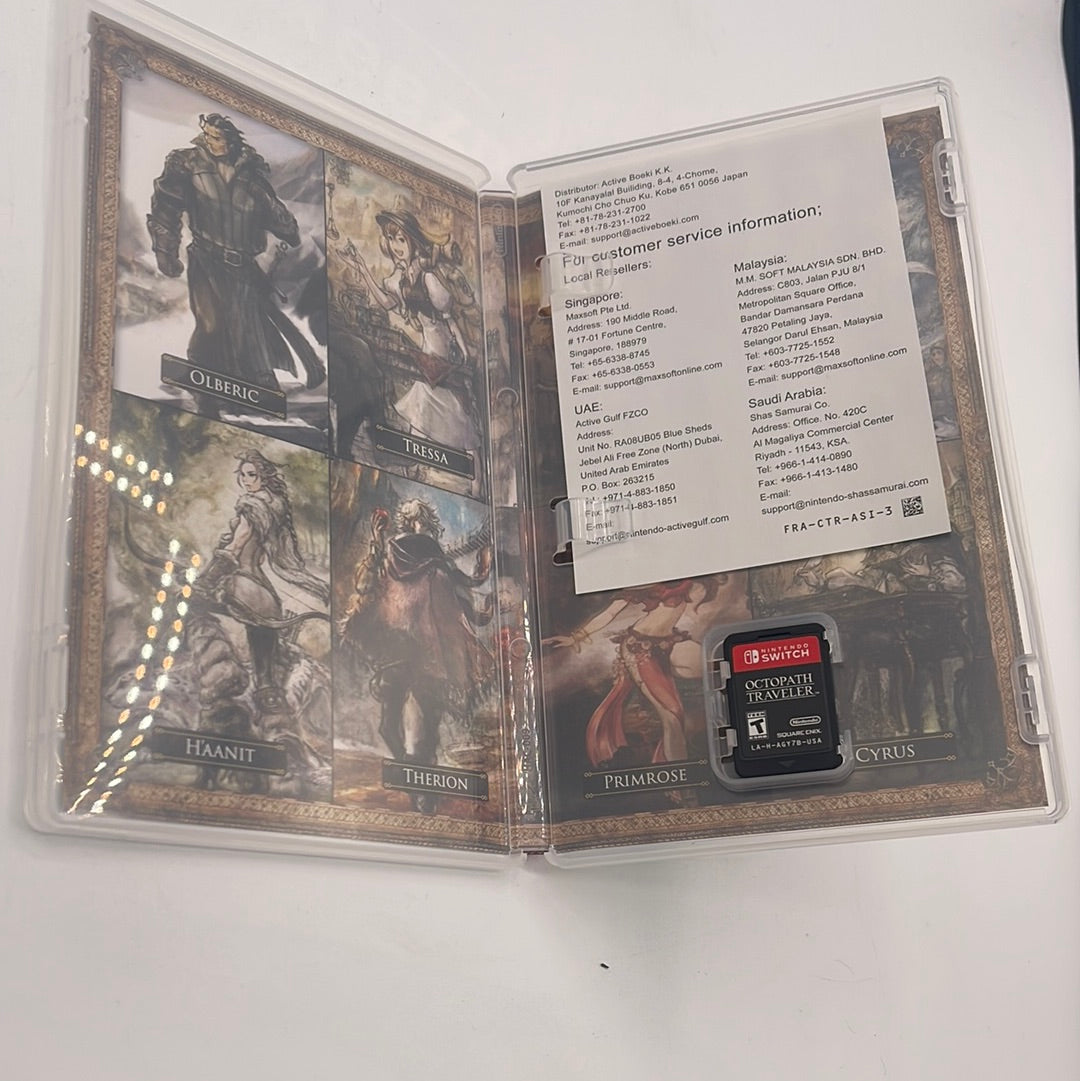 Used CIB Octopath Traveler -  Nintendo Switch Game