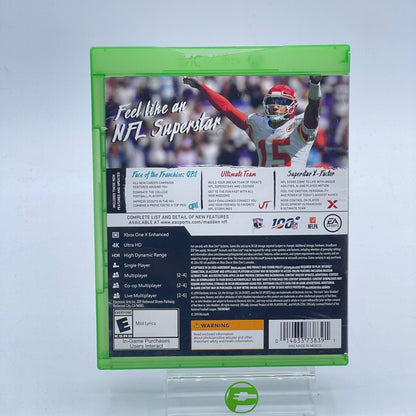 Madden NFL 20  (Microsoft Xbox One,  2019)