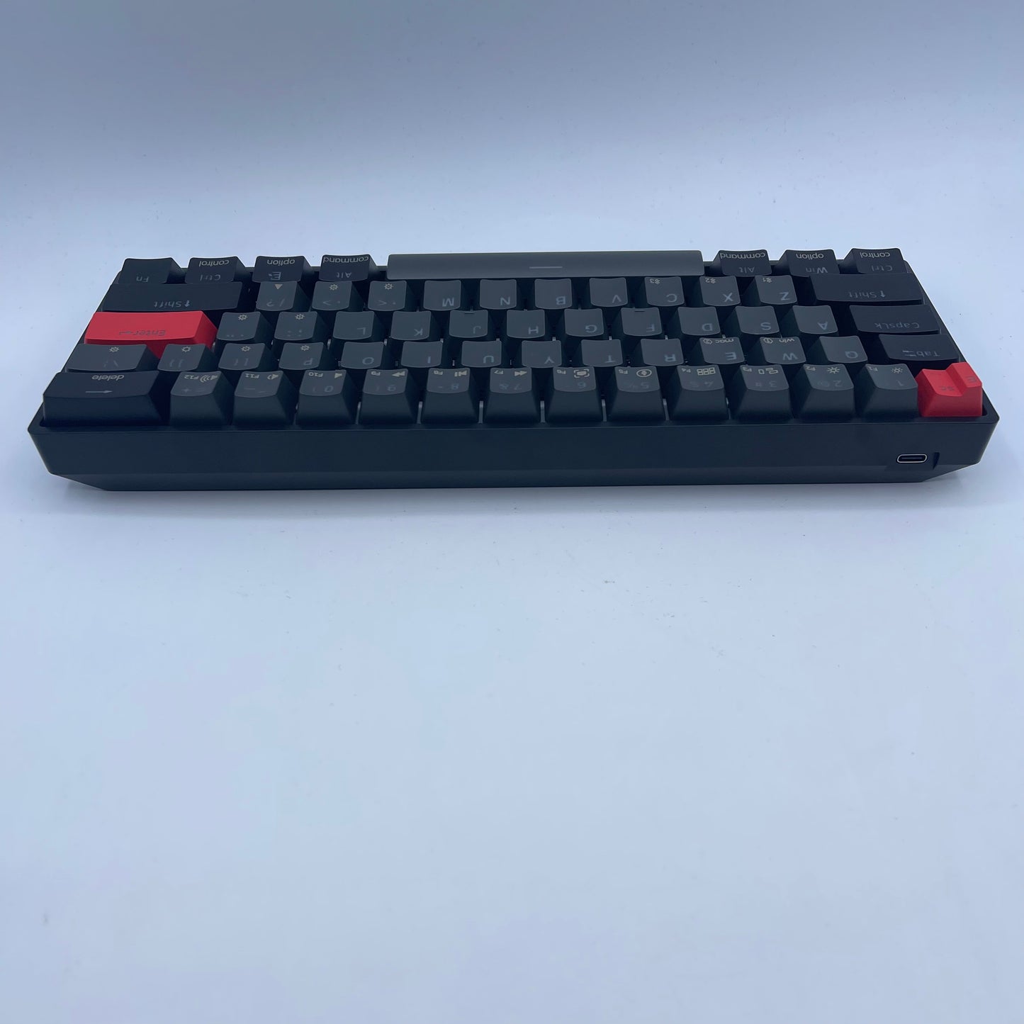 SkyLoong SK61S 61 Keys Hot Swappable RGB Mechanical Keyboard RGB Grey Black & Red