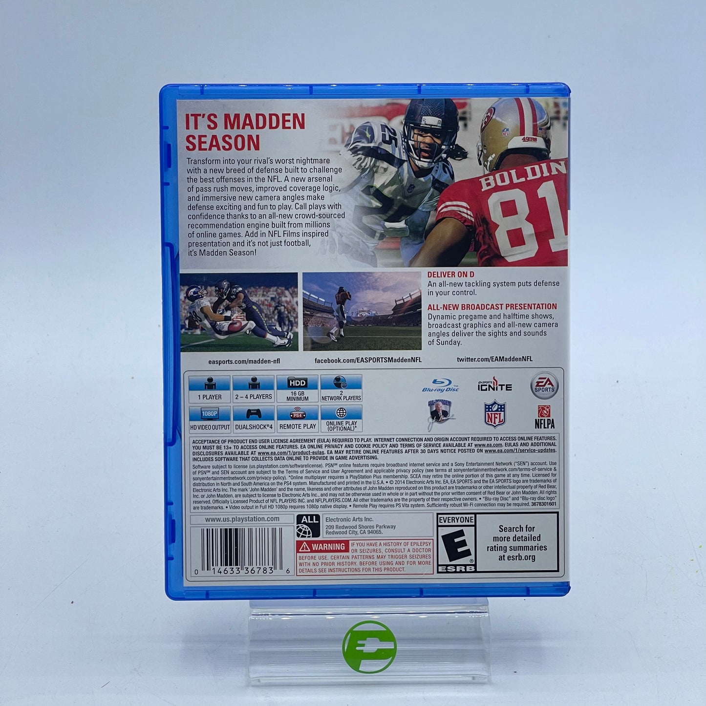 Madden 15  for PlayStation 4 Free Shipping